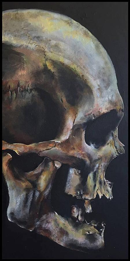 Tattoos - Skull Oil Painting - 125759